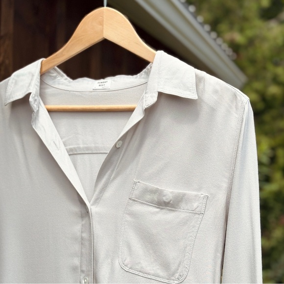 Sunday Best Casual Rayon Shirt - Size S - light grey - button down - Picture 4 of 8
